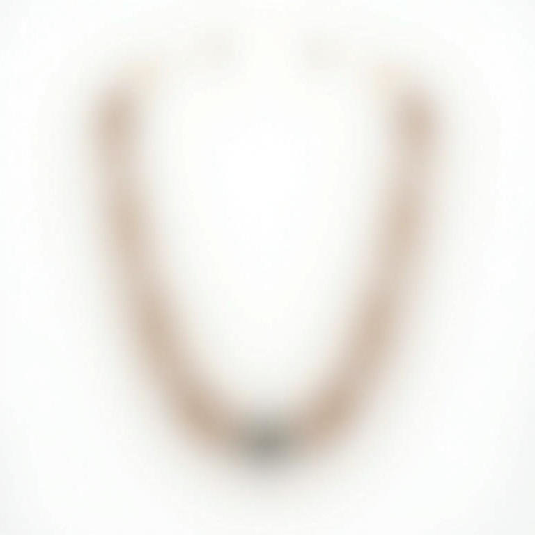 Collier inoxydable oeil strass